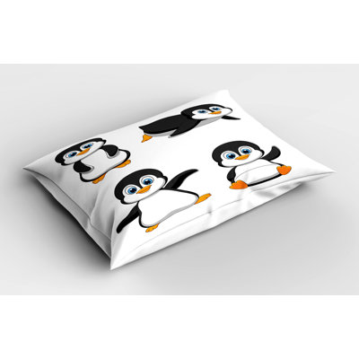 Penguins Polyester Sham Set