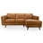 Chase Genuine Leather Sectional Right Facing