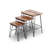 Graham Solid Wood Top Nesting Tables