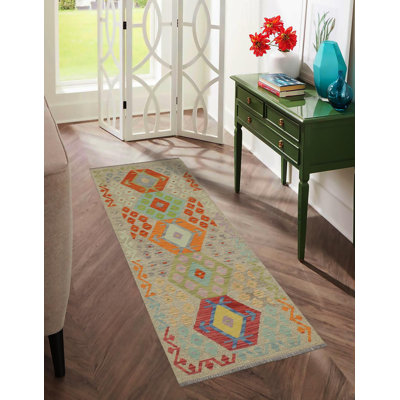 Kelsy Wool Geometric Rug