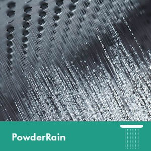 Hansgrohe Rainfinity Shower Head 250 1-Jet, 2.5 GPM, Matte Black