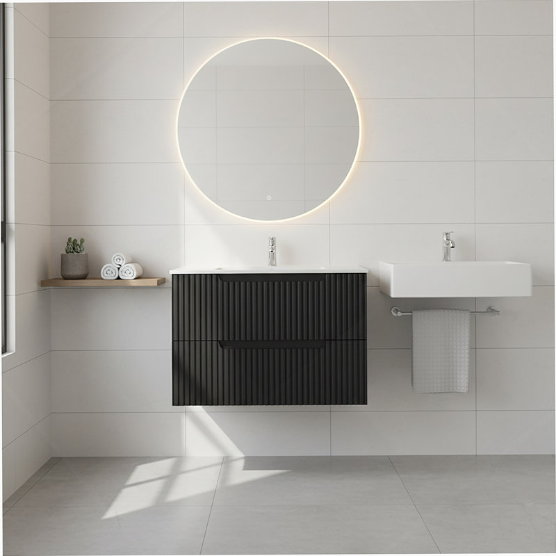 Armoire de salle de bain flottante, armoire murale pour salle de bain