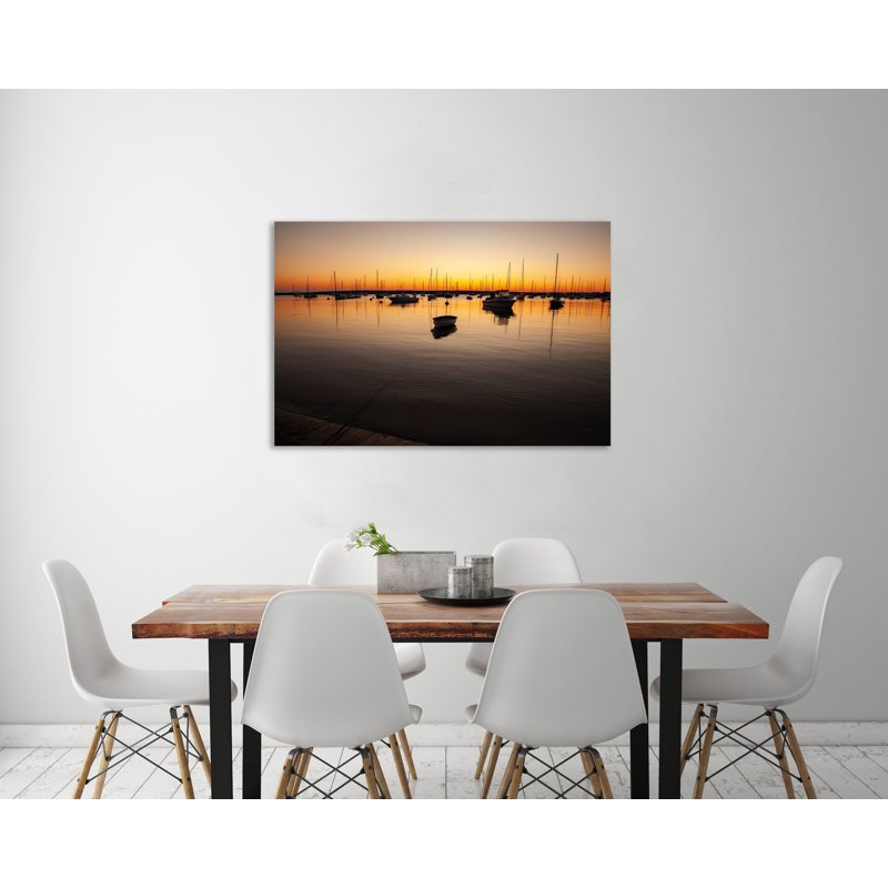 «Marthas Vineyard Sunset II», toile tendue par Aledanda, H 24 po x l 36 po x P 1,5 po