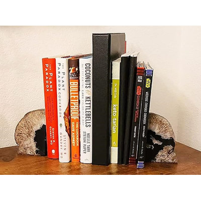 Serre-livres Agate serre-livres noir Geode