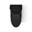 Toilette allongée une pièce à double chasse avec jupe Veil ™-101380488