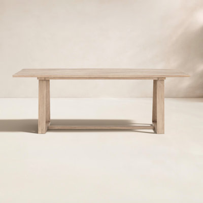 Balboa 86.5'' Teak Outdoor Dining Table