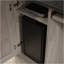 Bureau d'ordinateur, finition brune