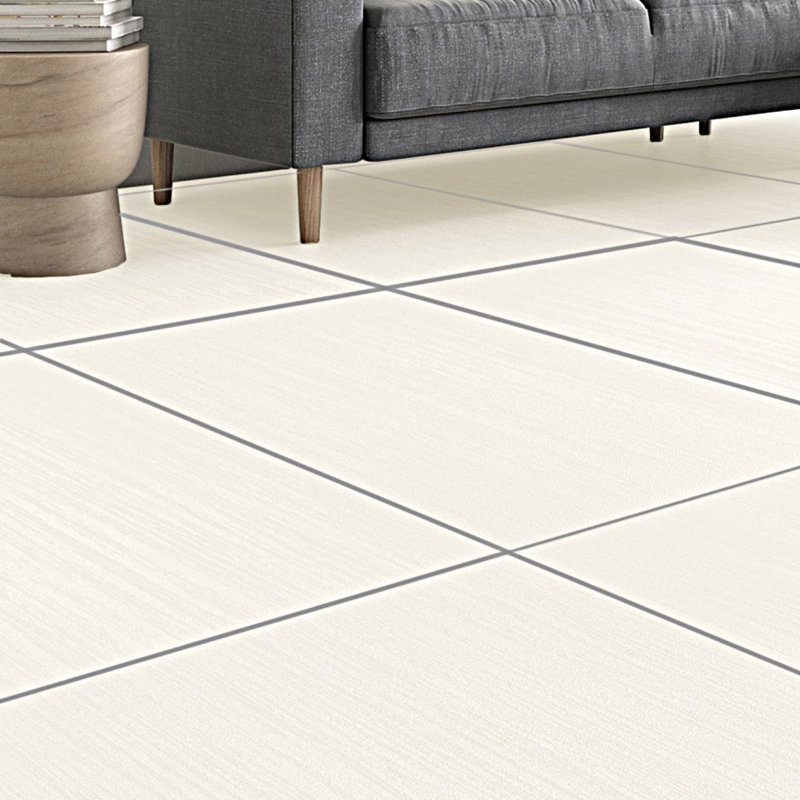 Refinery Semi-Polished 24'' W x 48'' L Porcelain Singular Tile, Cotton