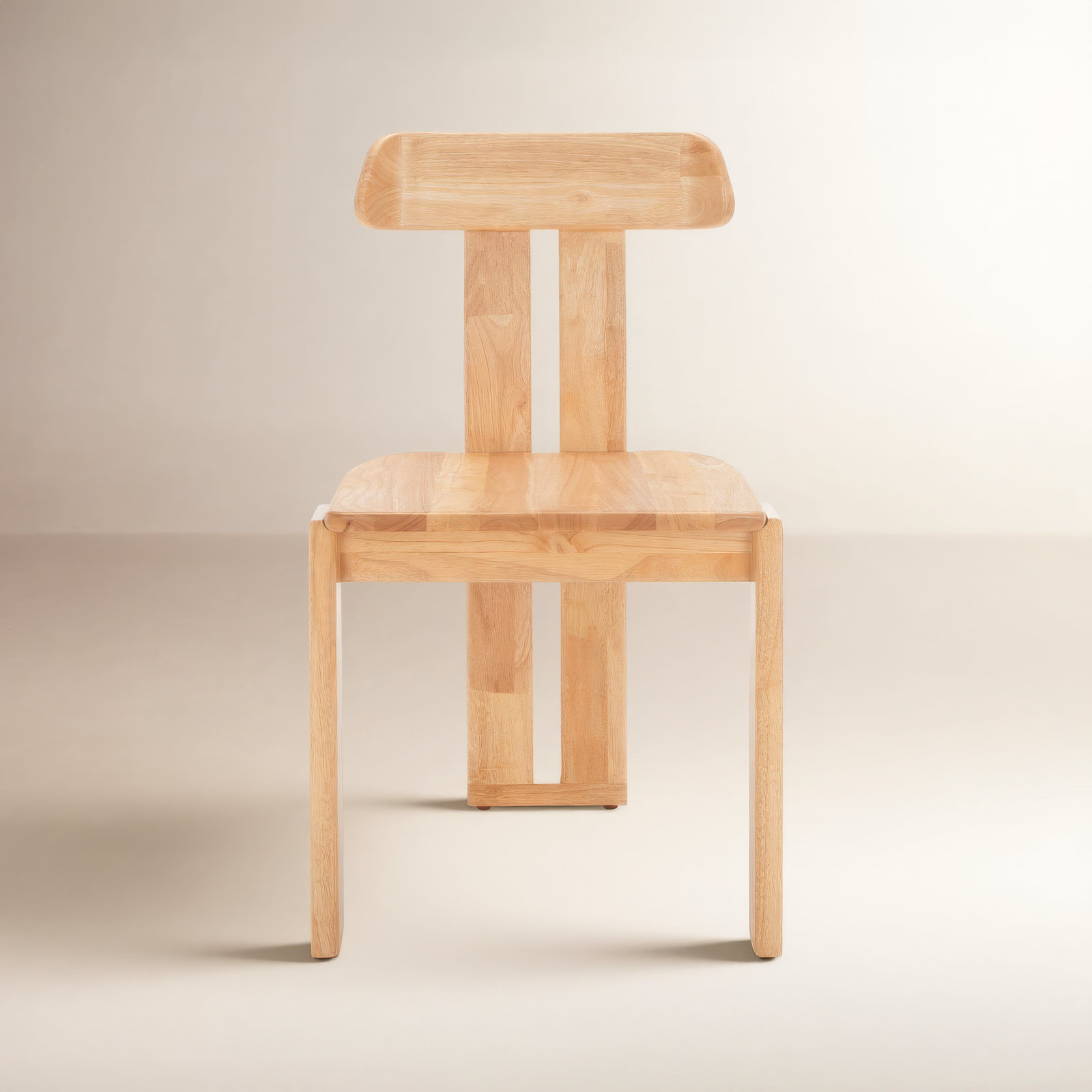 Jahmal 18.3'' H Solid Wood Side Chair, Light Blonde