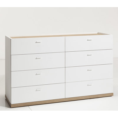 Passacoer 139.5 cm W Chest of 8 Drawers