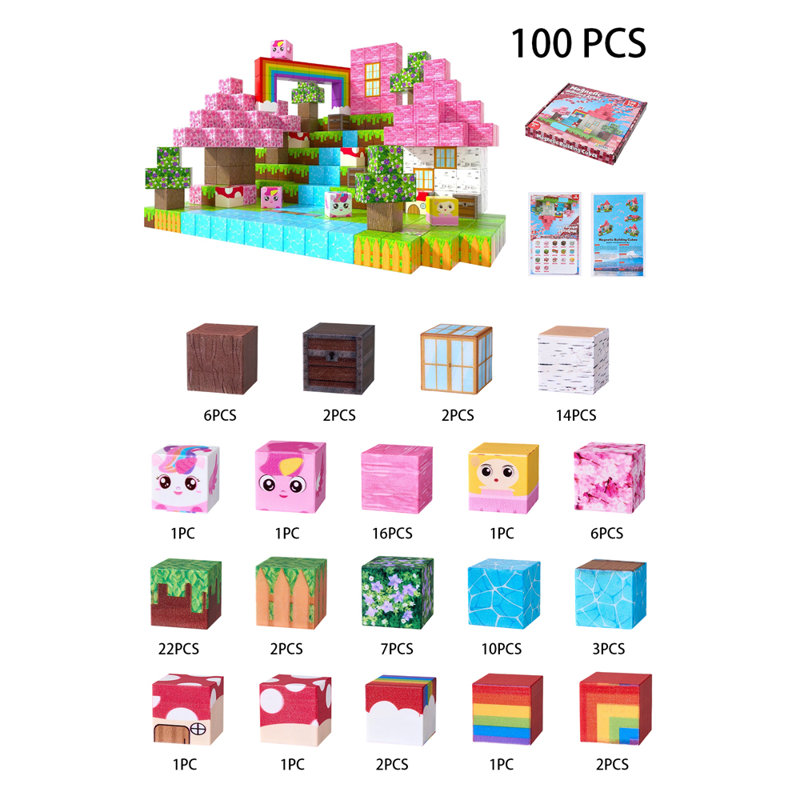 Children Magnetic Building Blocks Toy Set