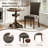 Upholstered Dining Side Chair with High Back and Nailhead Trim, Solid Wood Legs, Modern Parsons for Dining Room-1297595804