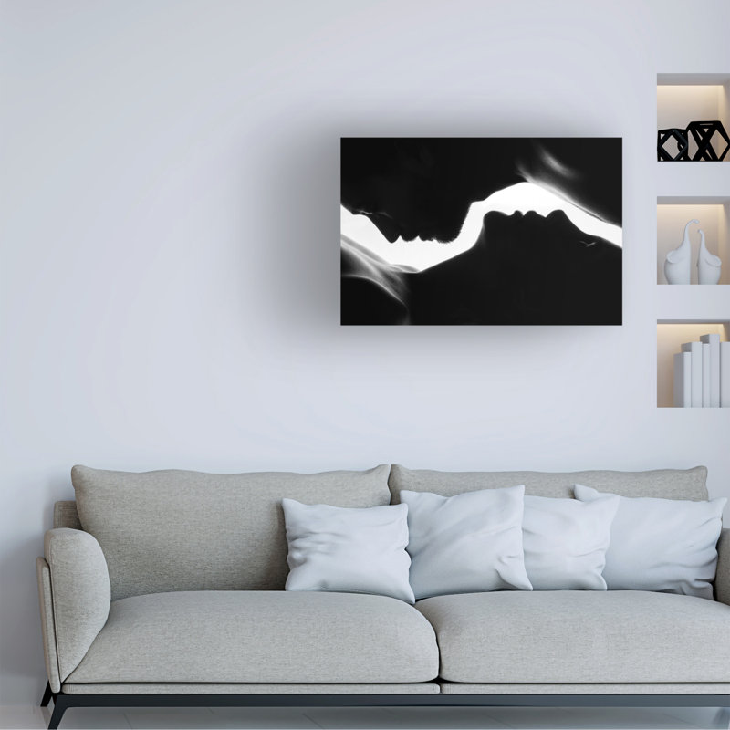 «Men a Women» par Hamze Dashtrazmi, impression sur toile non encadrée, L 24 po x H 16 po