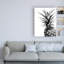 Reproduction d’art sur toile tendue « Pineapple (BW) » par Lexie Greer-9031158
