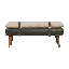 Boucle Upholstered Bench