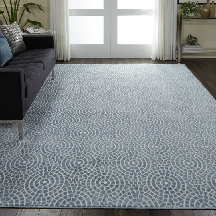 Tapis bleu clair Burford