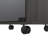 Dukat Bar Cart,Two Shelves, Six Built-In Wine Rack, Four Casters-1011480124