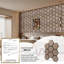 Ensemble de 4 panneaux muraux acoustique - Panneau mural à lattes de bois auto-adhésif 3D - Panneaux insonorisants auto-adhésifs pour réduire le bruit - Décoration murale pour la maison et le bureau-119901979