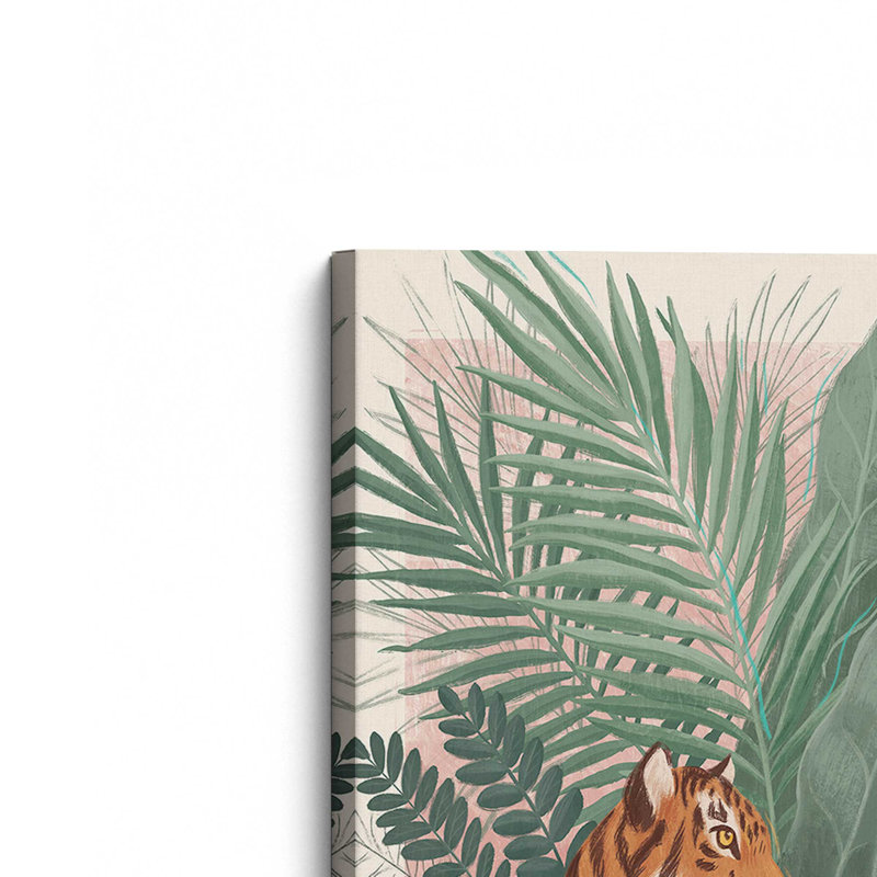 «Jungle Majesty», reproduction sur toile, Toile tendue, H 18 po x l 12 po x P 1,25 po