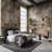 Industrial Patina Concrete Waves-419161522