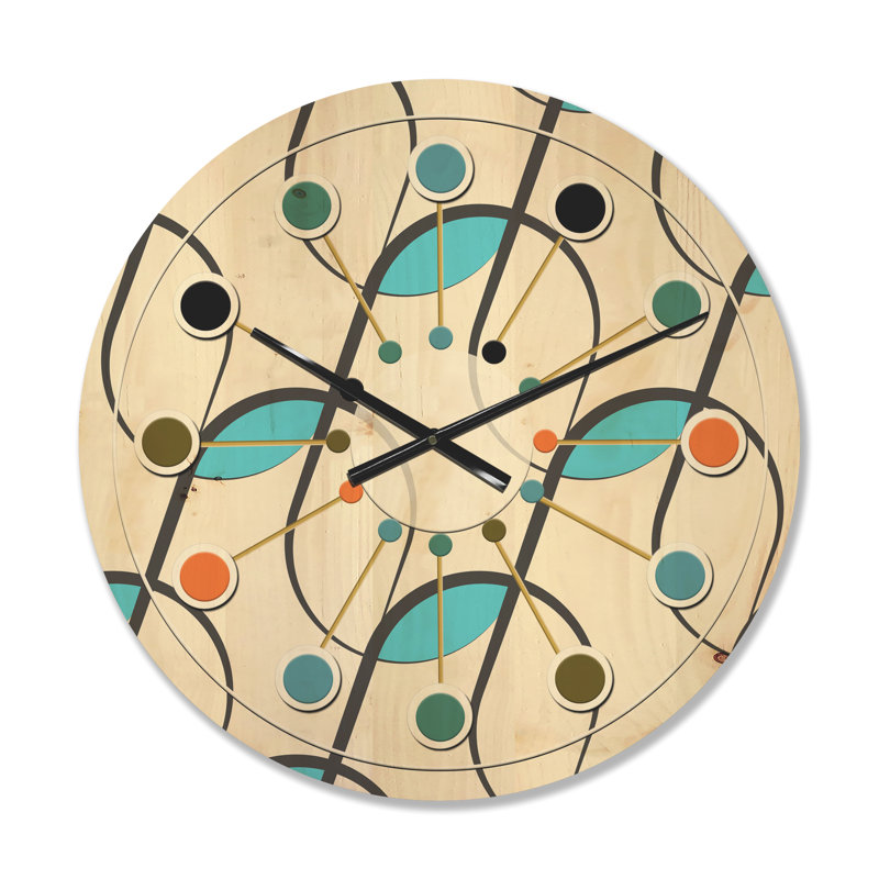 Horloge murale géométrique, Moyen