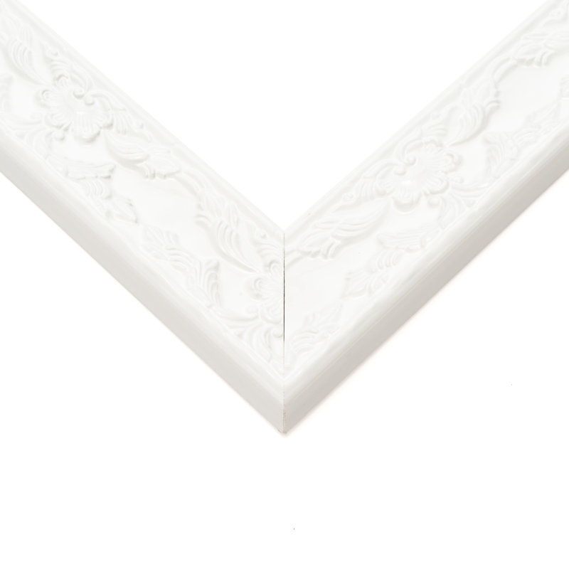 Subaan Solid Wood Picture Frame, White, 16" W x 24" H