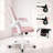  Nahjee Space-Saving Ergonomic Home Office Chair Task Chair with Flip-Up Armrests-71626370-69795180