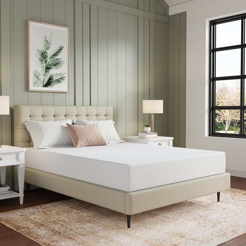 Novilla 10'' Medium Plush Gel Memory Foam Mattress, King