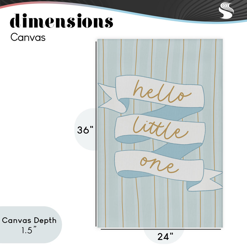 «Blue Hello Little One», conception par Amanda Houston, H 36 po x l 24 po