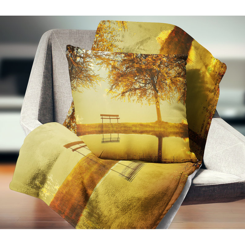Coussin Landscape, 18 po x 18 po, Carré