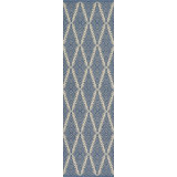 River Geometric Handmade Flatweave Area Rug