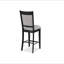 Tabouret de bar 2 pièces noir-1370281781