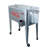 Leigh Country 80 Quarts Serving Station / Cart Cooler with wheels in Silver