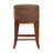 Bali & Pari Jasper Seagrass Counter Stool With Mahogany Wood Frame - Coastal Seating With Woven Wingback And Cushioned Seat For Kitchen Island Or Breakfast Bar, Brown Wash-533219421