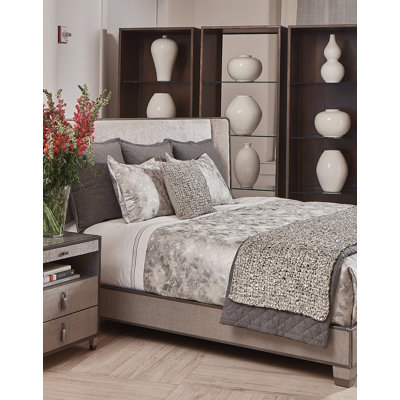 Terrazzo Silver 3 Piece Duvet Cover Set