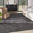 Orren Ellis Lurette Charcoal Silver Modern Indoor Rug-1299450372