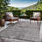 Waikiki Gray Indoor/Outdoor Rug-1463012185