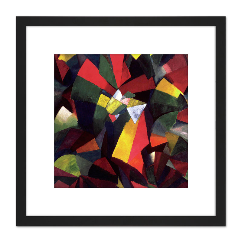 Synchromy Orange Form Synchromist by Morgan Russell - Single Picture Frame Painting