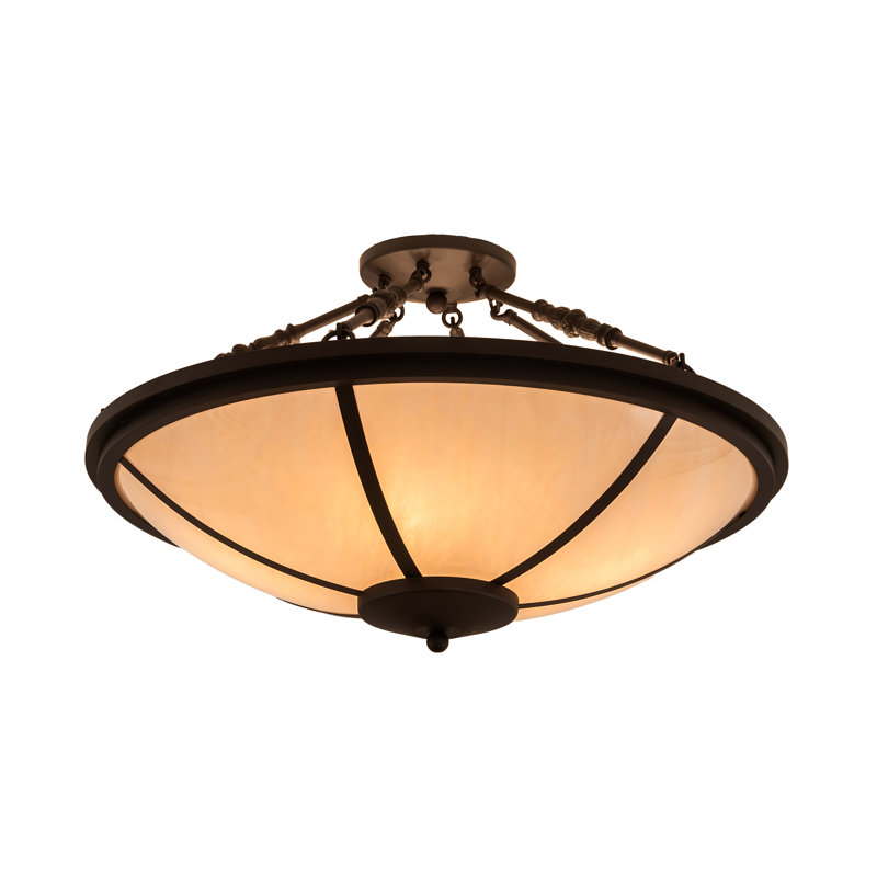 4 - Light Semi Flush Mount