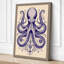 Symmetrical Octopus Japandi - Wrapped Canvas-2098315715-2098315771