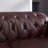85.8" Living Room Chesterfield Sofa Classic Tufted Design Faux Leather PU Upholstered Sofa With Storage