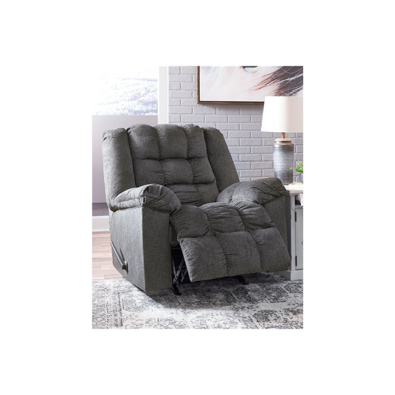 Fauteuil inclinable Vytas, Polyester gris anthracite