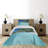 Hypnotic Coastal Polyester Coverlet-1680175672
