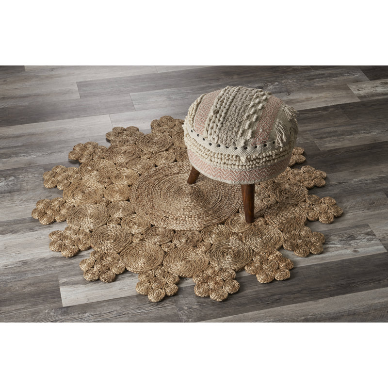 Aiesha Hand Braided Indoor Rug, Round 7'6"