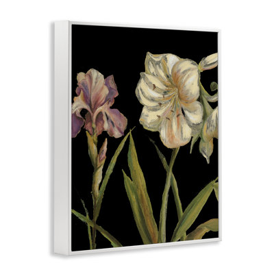 Iris fleurs sur estampe numérique par Patricia Pinto