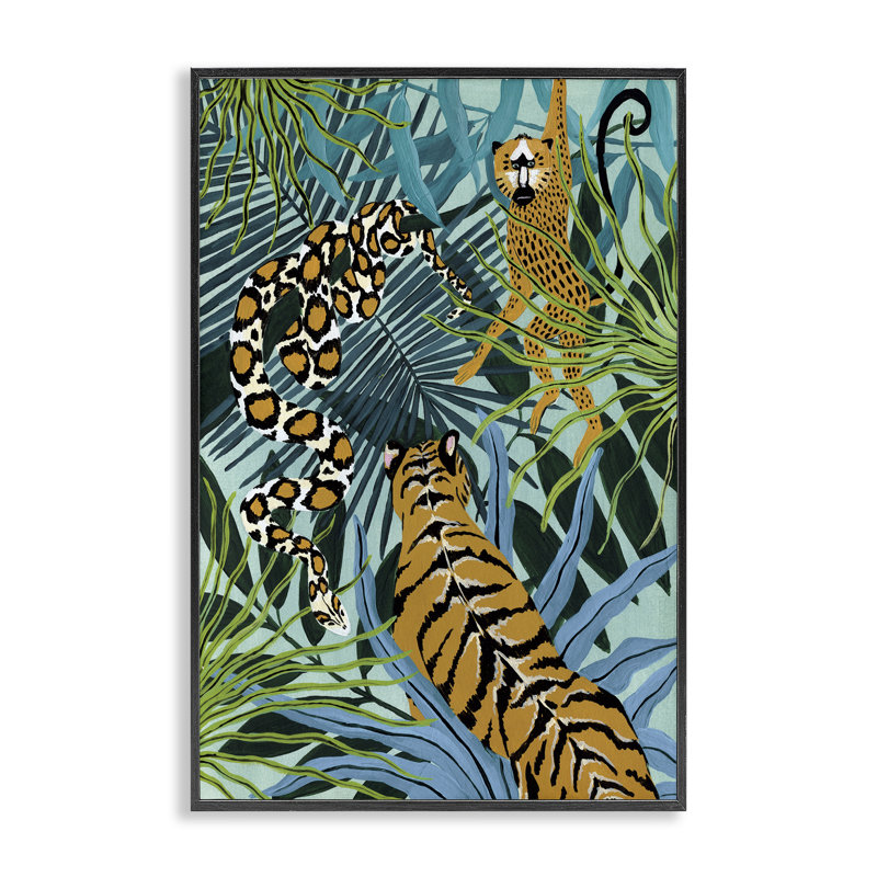 Giclée encadrée par Animal Dance, H 30 po x l 20 po, Giclée encadrée noir minuit