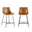 Tabouret de comptoir en similicuir Aobh-1339784389