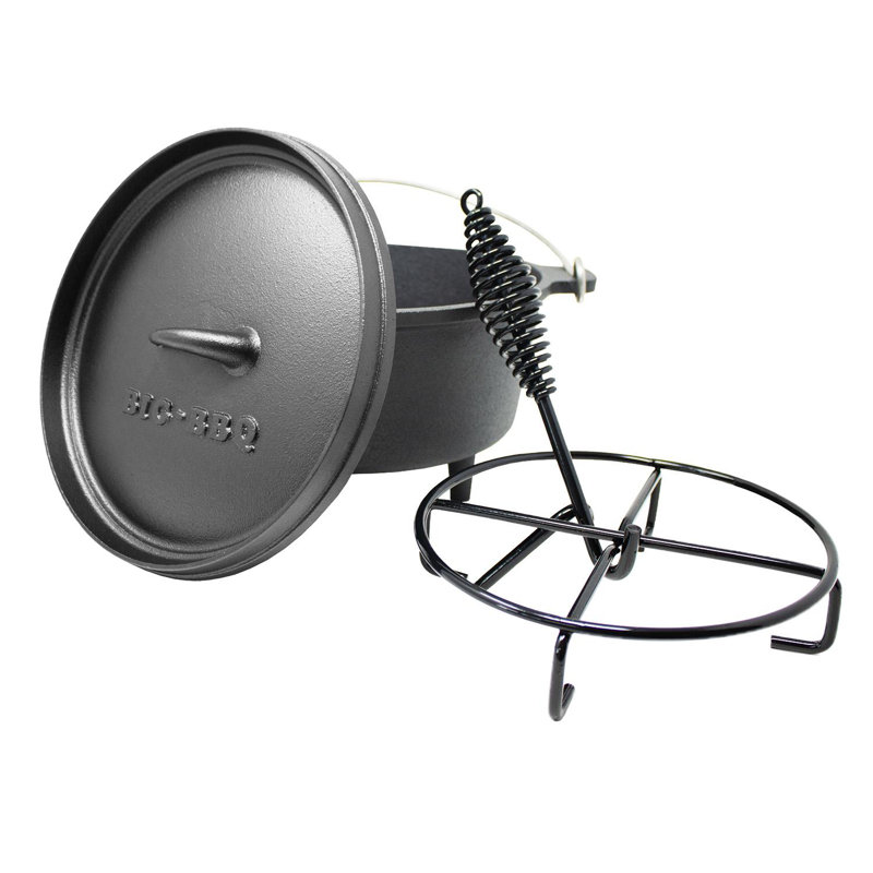 Klarstein Cast Iron Round Casserole Dish, 3.7