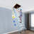 12 Steps Pull Down Folding Attic Stairs Ceiling Mounted With Pull Rod 661LB-1461063962