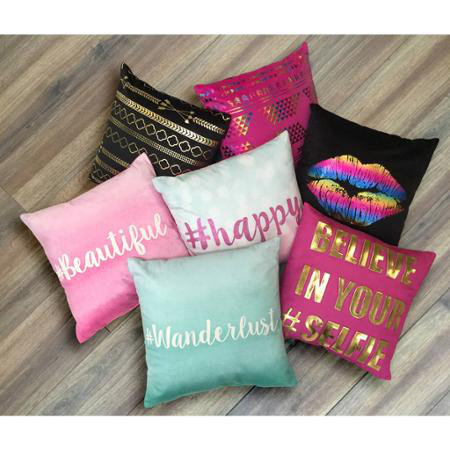  Housse et insert de coussin carré Wanderlust